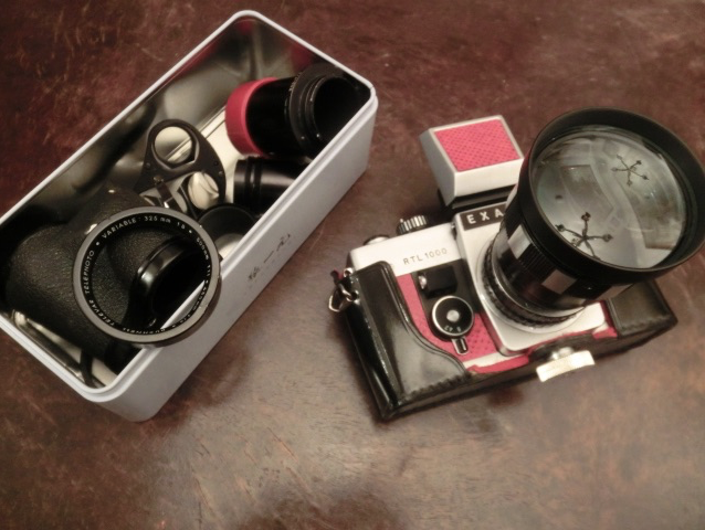 Exakta RTL1000 - 虫眼鏡レンズ（その1）: Film photography